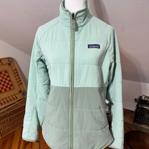 Patagonia Women's Lightweight Jacket SZ Medium Mint Green